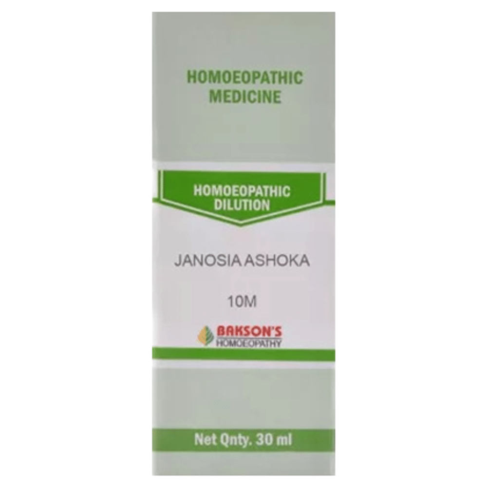 Bakson's Homeopathy Janosia Ashoka Dilution 10M Bakson's Homeopathy Janosia Ashoka Dilution 10M