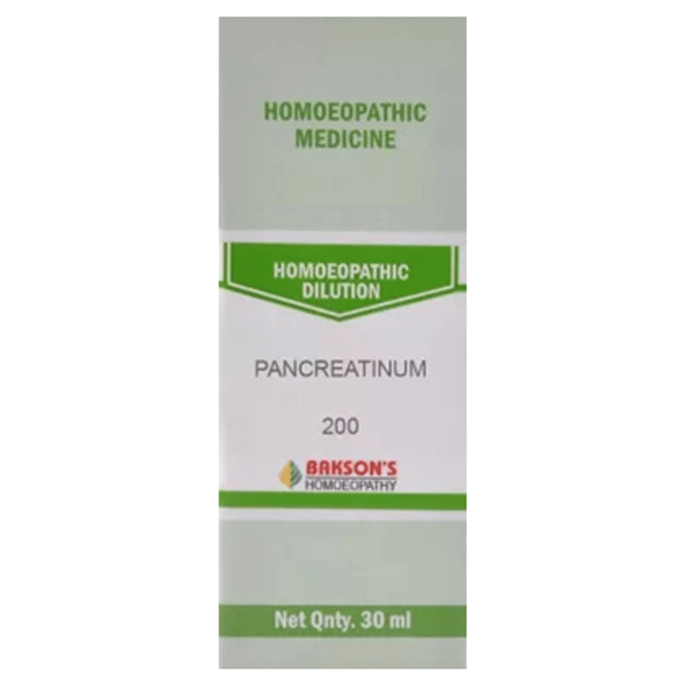 Bakson's Homeopathy Pancreatinum Dilution 200