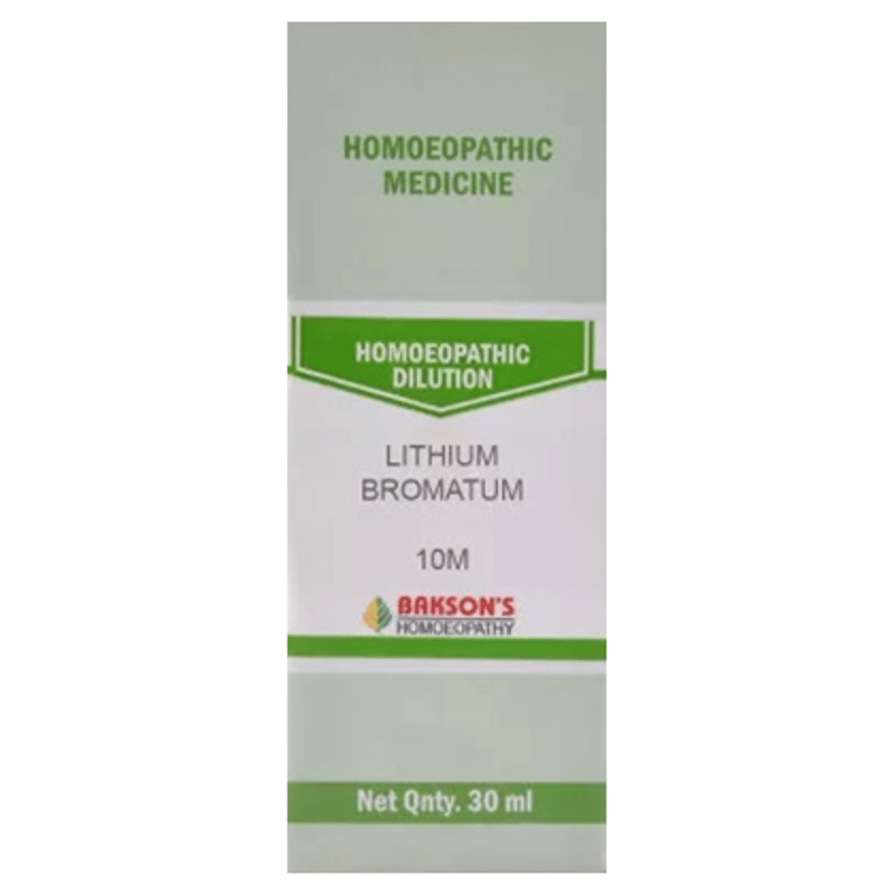 Bakson's Homeopathy Lithium Bromatum Dilution 10M