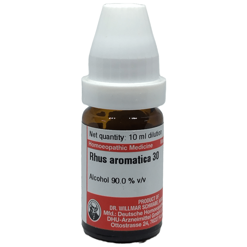 Dr Willmar Schwabe Germany Dilution Rhus Aromatica 30 Dr Willmar Schwabe Germany Dilution Rhus Aromatica 30