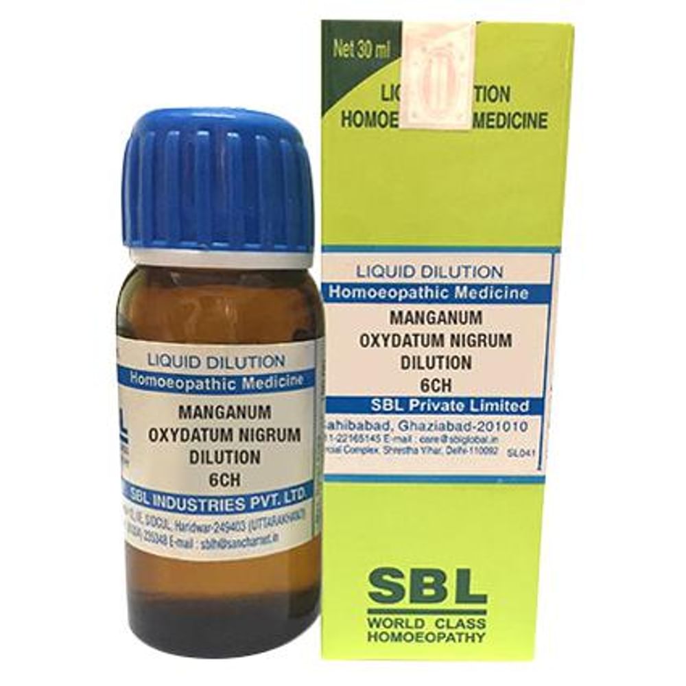 SBL Manganum Oxydatum Nigrum Dilution 6 CH SBL Manganum Oxydatum Nigrum Dilution 6 CH