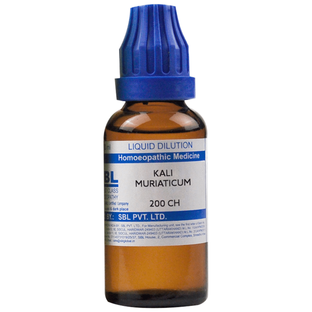 SBL Kali Muriaticum Dilution 200 CH