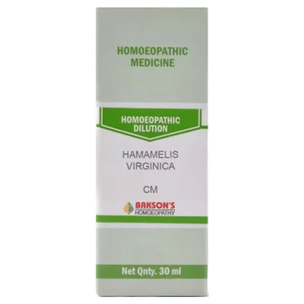 Bakson's Homeopathy Hamamelis Virginica Dilution CM Bakson's Homeopathy Hamamelis Virginica Dilution CM