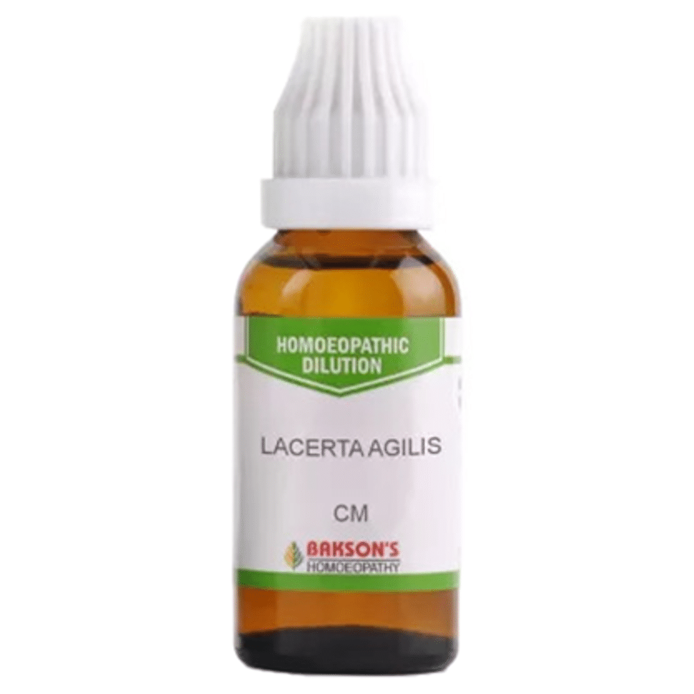 Bakson's Homeopathy Lacerta Agilis Dilution CM Bakson's Homeopathy Lacerta Agilis Dilution CM