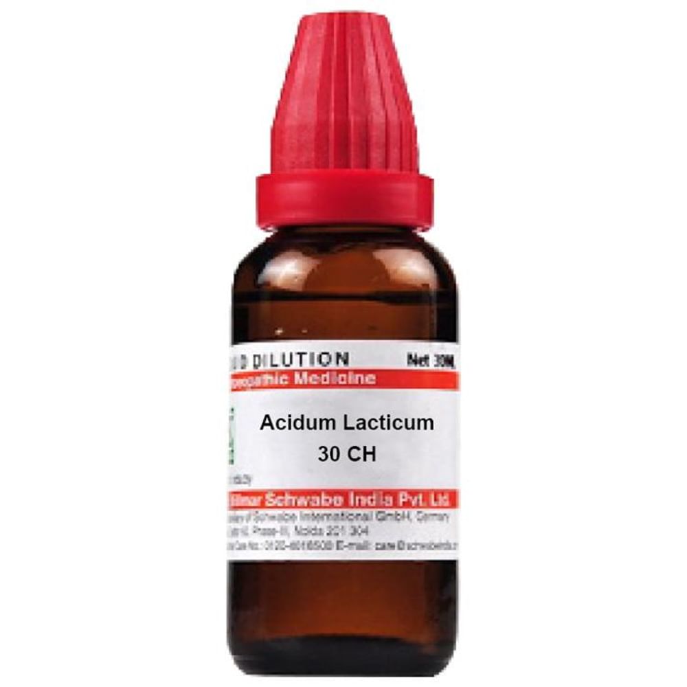 Dr Willmar Schwabe India Acidum Lacticum Dilution 30 CH Dr Willmar Schwabe India Acidum Lacticum Dilution 30 CH