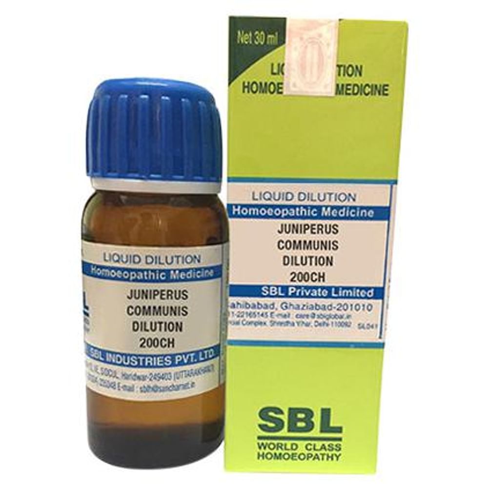 SBL Juniperus Communis Dilution 200 CH SBL Juniperus Communis Dilution 200 CH